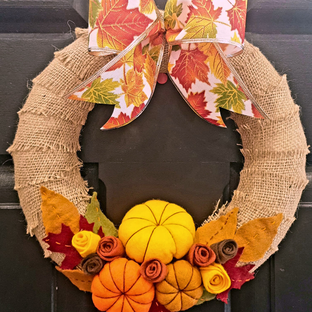 Textile Autumn Wreath Workshop